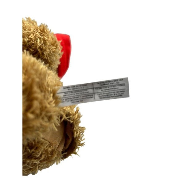 American Greeting Christmas Bear Puppet Card Holder 13" Soft Plush Animal - Picture 8 of 10